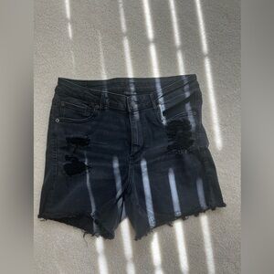 American eagle black shorts. Size 12! Worn once!!